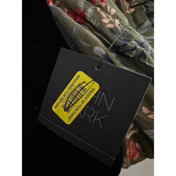 John Mark Velvet Embroidered Tunic Top NWT Floral Sleeve‎ Sz 2X Mix Media Ruched - Picture 11 of 12